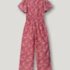 Floral Print Maxi Jumpsuit Floral Print Maxi Jumpsuit