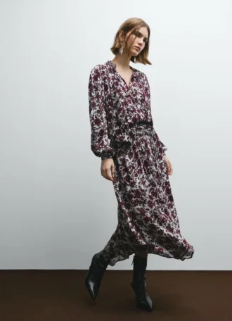 Floral Print Maxi Skirt