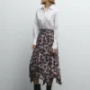 Floral Print Maxi Skirt