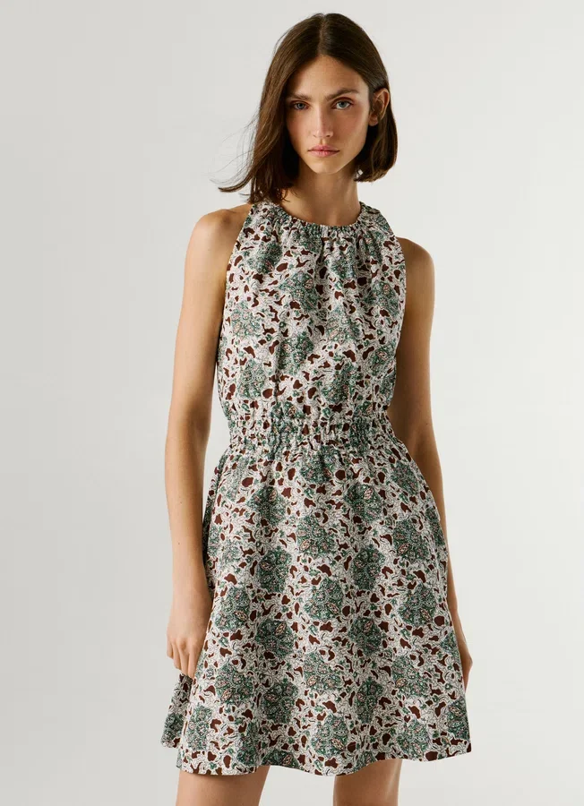 Floral Print Mini Dress Floral Print Mini Dress