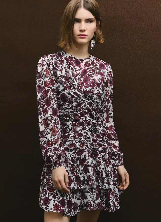 Floral Print Mini Dress Floral Print Mini Dress