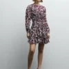 Floral Print Mini Dress Floral Print Mini Dress