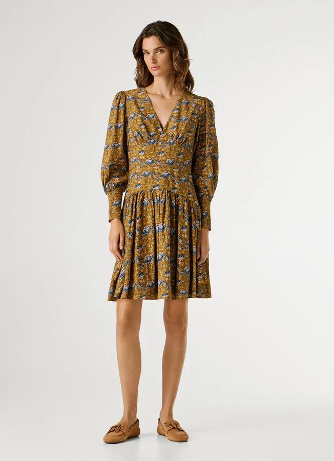 Floral Print Mini Dress Floral Print Mini Dress