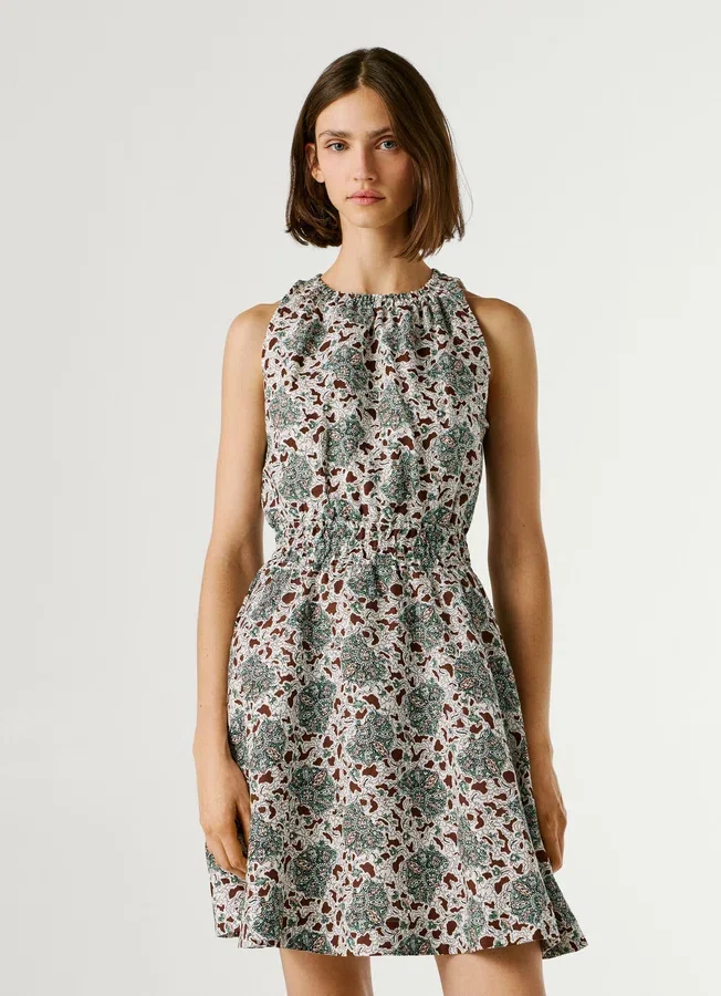 Floral Print Mini Dress Floral Print Mini Dress