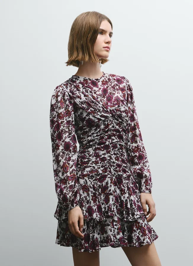 Floral Print Mini Dress Floral Print Mini Dress