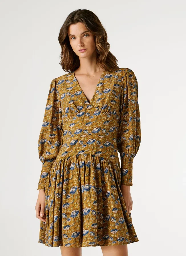 Floral Print Mini Dress Floral Print Mini Dress