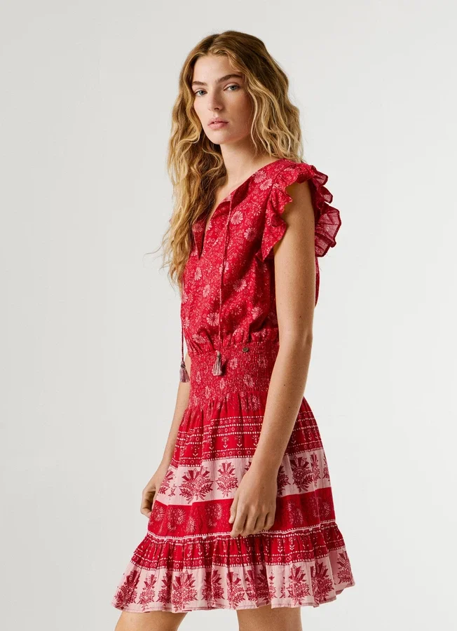 Floral Print Mini Dress Floral Print Mini Dress