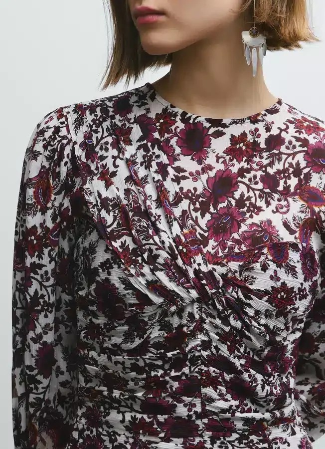 Floral Print Mini Dress Floral Print Mini Dress