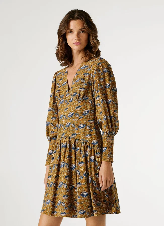 Floral Print Mini Dress Floral Print Mini Dress