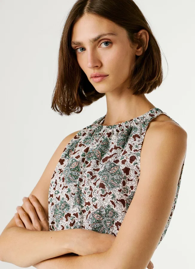 Floral Print Mini Dress Floral Print Mini Dress