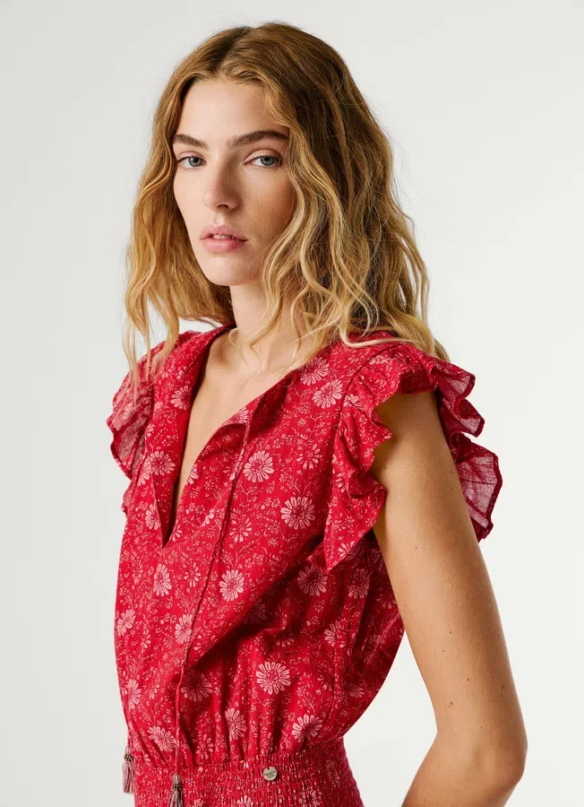 Floral Print Mini Dress Floral Print Mini Dress