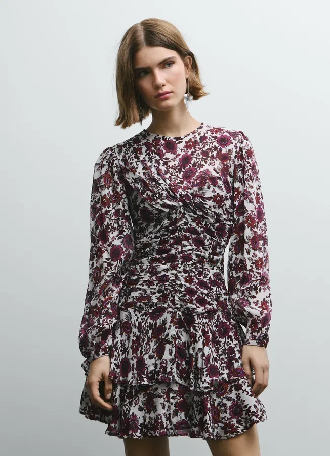 Floral Print Mini Dress Floral Print Mini Dress
