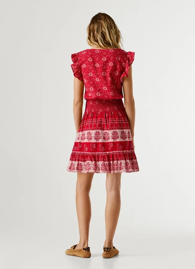 Floral Print Mini Dress Floral Print Mini Dress