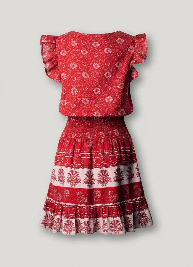 Floral Print Mini Dress Floral Print Mini Dress