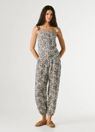 Floral Print Strappy Top