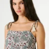 Floral Print Strappy Top