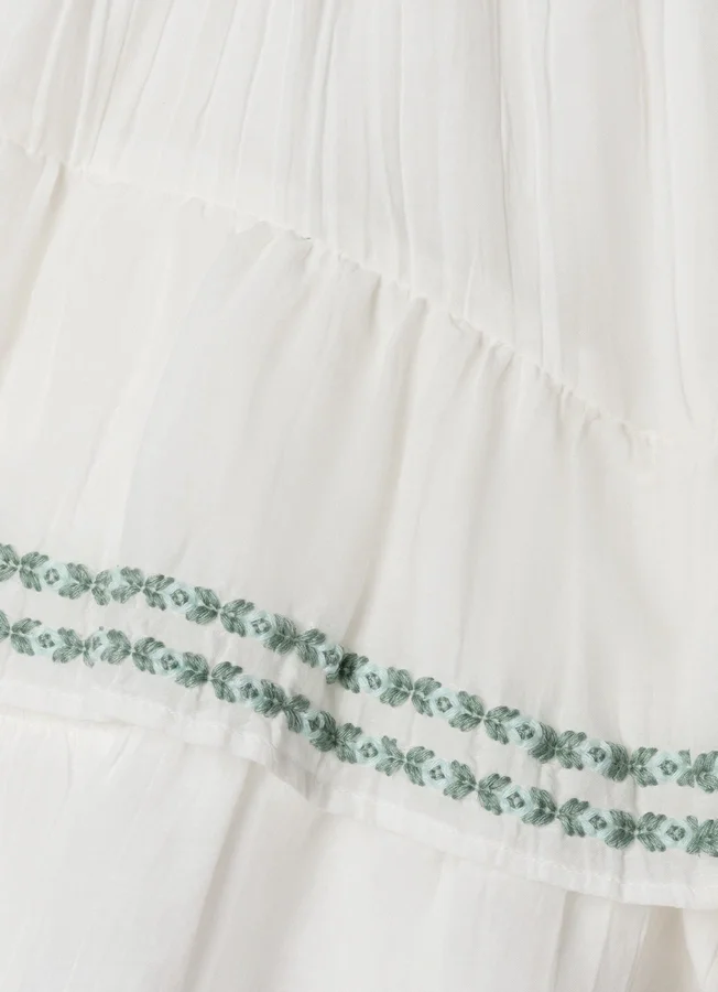 Flowy Shorts with Embroidered Details Flowy Shorts with Embroidered Details