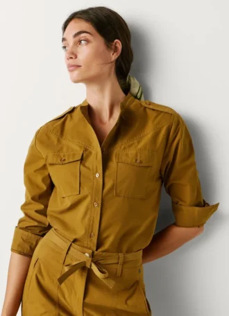 Fluid Blouse with Pockets
