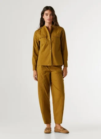 Fluid Blouse with Pockets