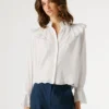 Fluid Ruffle Blouse
