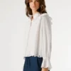 Fluid Ruffle Blouse