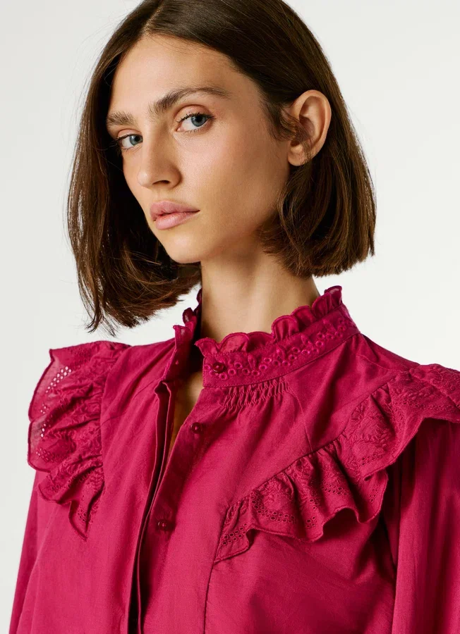 Fluid Ruffle Blouse Fluid Ruffle Blouse