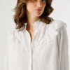 Fluid Ruffle Blouse