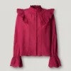 Fluid Ruffle Blouse Fluid Ruffle Blouse