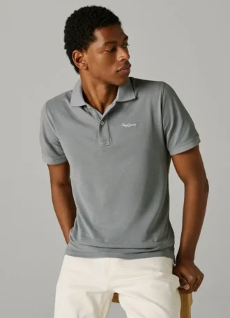 Garment Dyed Pique Polo Shirt