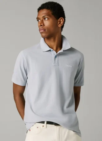 Garment Dyed Pique Polo Shirt