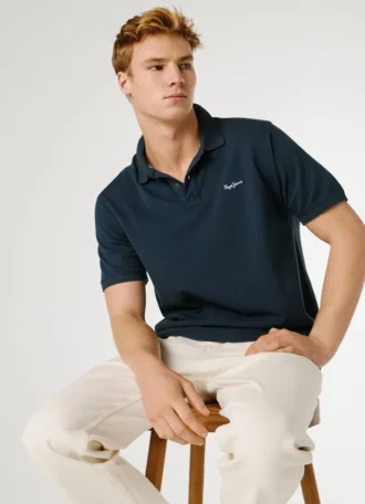 Garment Dyed Pique Polo Shirt