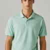 Garment Dyed Pique Polo Shirt