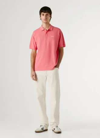 Garment Dyed Pique Polo Shirt
