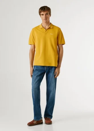 Garment Dyed Pique Polo Shirt