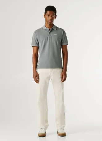 Garment Dyed Pique Polo Shirt