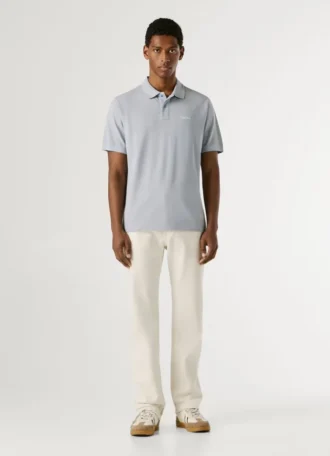 Garment Dyed Pique Polo Shirt