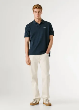 Garment Dyed Pique Polo Shirt