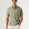 Garment Dyed Pique Polo Shirt
