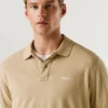 Garment Dyed Pique Polo Shirt
