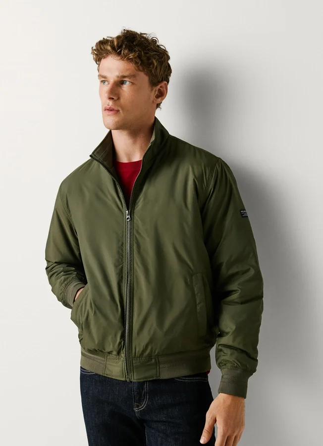 Harrington Jacket with High Neck Harrington Jacket with High Neck