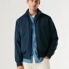 Harrington Jacket with High Neck