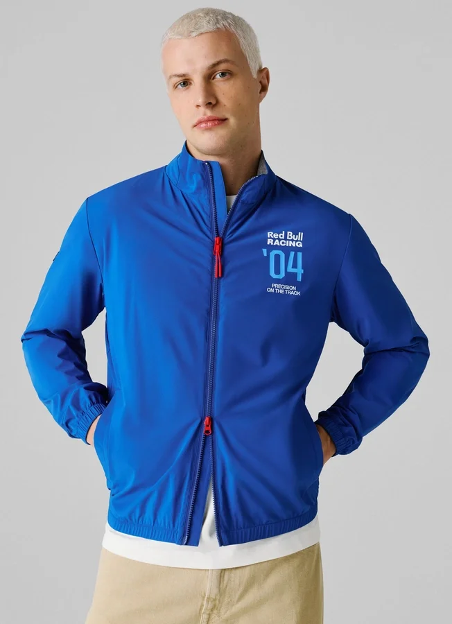 High Collar Jacket with Logo High Collar Jacket with Logo