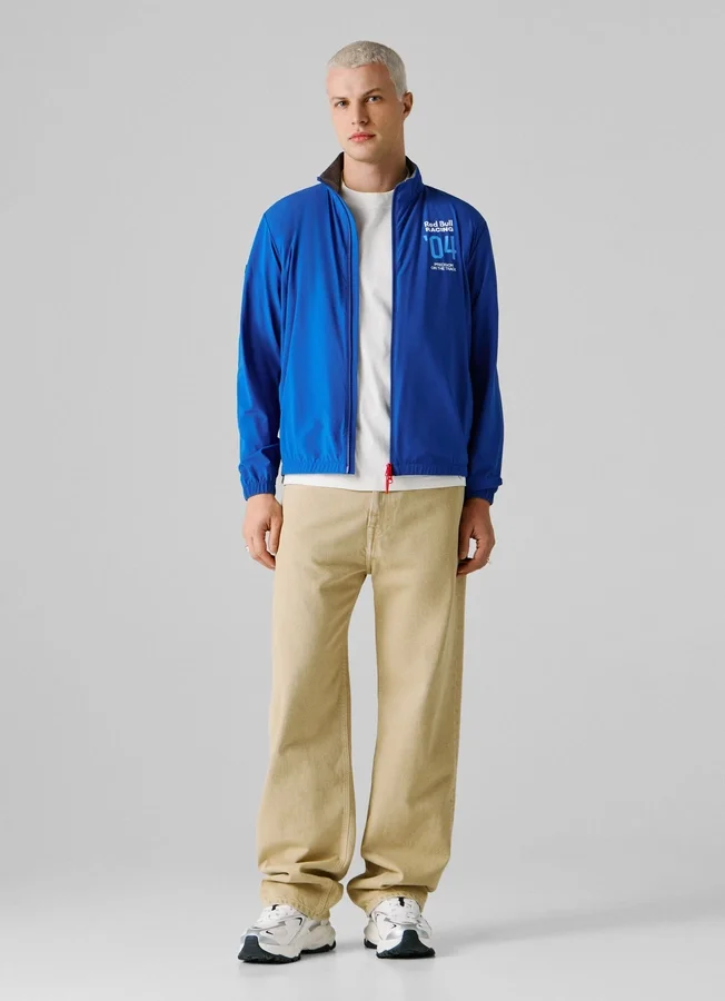 High Collar Jacket with Logo High Collar Jacket with Logo