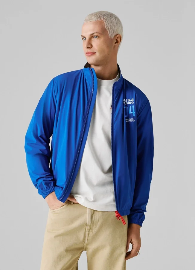 High Collar Jacket with Logo High Collar Jacket with Logo