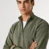 High Neck Half-Zip Jumper