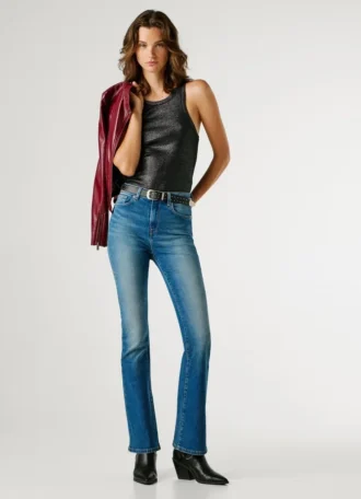 High-Rise Flare Fit Jeans – Dion
