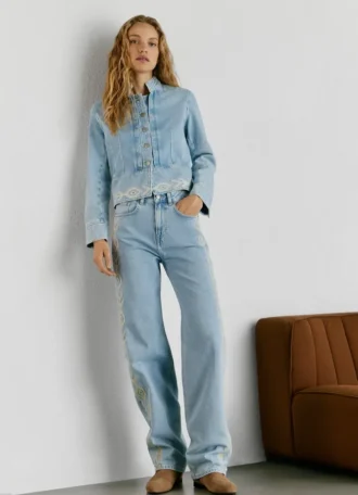 High-Rise Straight Fit Jeans – Eden