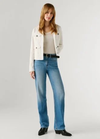 High-Rise Straight Fit Jeans – Robyn