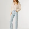 High-Rise Straight Fit Jeans – Robyn