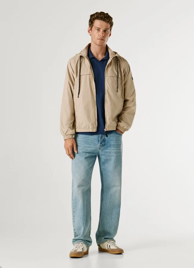 Hooded Windbreaker Jacket Hooded Windbreaker Jacket